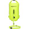 Aquaget Boa da nuoto da 36 l, boa di sicurezza Open Water con Dry Bag e fischietto di emergenza, galleggiamento 314N, borsa impermeabile e cinghia regolabile, per triathlon, nuoto, arancione fluo