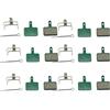 EGUIAS Pastiglie Freno a Disco Hydarulic per Bici Adatte per Shimano M375 M445 M446 Deore MT200 SLX M6100 Disco pastiglie Freno Bici Freno a Tamburo per Bicicletta Biciclette Tamburo(Ceramic 2Pairs)