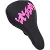 Caswynlife Sella per mountain bike per downhill ciclismo cuscino DH MTB sella ergonomica ammortizzante impermeabile PU tessuto antiscivolo confortevole guida guide in acciaio 25 x 12,7 cm (nero arancione)