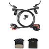 NHABXGDS Biciclette Tamburo Freno Posteriore Freno a Tambur Freno MT200 M7100 M8100 Freno a Disco Idraulico per Mountain Bike Freno a Disco Idraulico MTB Sinistro Destro(M8100 Ice)