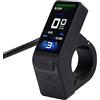 Jenivaint Display LCD per Bici Elettrica con Schermo a Colori e Connettore SM, Misuratore di velocità per Monitor di Carica della Batteria per Controller KT