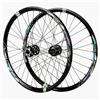 HWEVDHJ Set Di Ruote Per Mountain Bike 24 Pollici Freno A Disco Ruote Anteriore E Posteriore Bloccaggio Rapido 9 * 100/10 * 135mm Cerchio A Doppia Parete For Cassetta A 7-12 Velocità(Purple)
