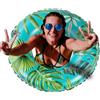 Generico Pool Floats - PVC 80cm | High-Density Tropical Plant Tube | Ring For Beach