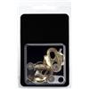 Caswynlife Clip per pedali in lega per mountain bike, tacchetti di bloccaggio dorati per sistemi di pedali senza clip, accessori per scarpe con presa sicura per ciclismo, parti di ricambio leggere per