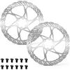 PMAGSYQ Misura per Shimano rotore Freno Idraulico 140MM 160MM 180MM 203MM Dischi Freno Bicicletta rotore Freno a Disco Bici(1PC 140MM)