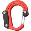 Generico 360° Rotating Aluminum D Shaped Hook Clip Foldable Joint Multipurpose Gym