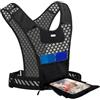 Generico Gilet Running Portatelefono con Tasche Riflettente Leggero