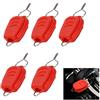 Generic Mulinello da Baitcasting Custode della Lenza Tappo di Lenza Durevole per Gli Appassionati di Pesca Dimensioni Compatte in 4 Opzioni di Colore 5 Conteggi (Rosso)