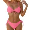 Generico Bikini Donna Brasiliana, Costume da Bagno Donna Due Pezzi, Costume da Bagno da Donna con Stampa Floreale Due Pezzi Tankini con Spalline E Vita Alta Copricostume da Spiaggia