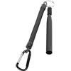 Generic Strumento Wacky Rig in Lega di Alluminio per gli Amanti della Pesca, Accessorio per Esche Morbide Facile da Usare con 100 O-ring (BLACK)
