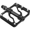 Caswynlife Pedali per bici leggeri in alluminio CNC con asse Cr-Mo, punte antiscivolo e 3 cuscinetti, per ciclismo su strada MTB, filettatura 9/16, nero