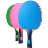 Sandyseptember Racchetta professionale da ping pong con 7 strati di legno e spugna media per tutti i giochi rotondi, controllo rapido, manico lungo, stile fl, colore rosa