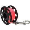CQAHDSEVF Bobina da Immersione "Finger Spool", Bobina for Dito in plastica da 30 m con Gancio in Acciaio Inossidabile Multicolore(White Line 30m)