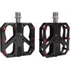Halearo Pedale per Mountain Bike Cuscinetto Sigillato Antiscivolo Impermeabile da 2 Pezzi per Maggiore Comfort di Guida e Controllo in Fibra di Carbonio