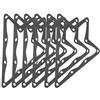 Haofy Foglio Porta Palline da Biliardo, Rack Triangolare per Palline da Biliardo Durevole, Posizionamento Rapido della Palla per Giochi Professionali, Materiale in Gomma, 6 Pezzi