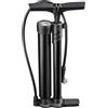 Caswynlife Pompa per bici ad alta pressione con doppio tubo e serbatoio d'aria, gonfiatore portatile per bicicletta con manometro, per bici da strada, MTB, moto elettrica, auto, gonfiaggio rapido