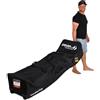 Driver13 Traveler borsa surfboard/kiteboard con ruote 192 cm, travel boardbag per 2 tavole fino a 190 x 50 cm, ca. 300 L, nero