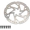 KUAWDON Rotore del Freno a Disco per Bici MTB Addensato da 2,3 mm 140mm 160mm 180mm 203mm 220mm 6 bulloni Hub Mount Parti della Bici(2.3x180mm Disc 1pc)