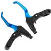 NHABXGDS Biciclette Tamburo Freno Posteriore Freno a Tambur Manopole Freno per Bicicletta in Lega di Alluminio FR5 per Leve Freno Colorate per Bici da Strada MTB(Blue)
