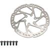 KUAWDON 2.3 Millimetri MTB Bici della Bicicletta Freno A Disco Rotore 140 Millimetri 160 Millimetri 180 Millimetri 203 Millimetri 220 Millimetri 6 bulloni(160mm)