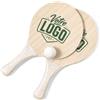 Mabouteille Set Racchetta da Spiaggia Personalizzabile - Racchetta da Spiaggia con Stampa UV Logo Foot, Nome, Azienda... [ Giochi Piscina]