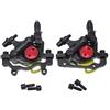 NHABXGDS Biciclette Tamburo Freno Posteriore Freno a Tambur Pinza Freno a Disco Meccanico HB100 Kit Pinza Freno a 2 Pistoni Bicicletta idraulica MTB Anteriore Posteriore per Bicicletta(160mm Rotor)