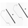 FytStycale 2 Pezzi Supporto Lampada Campeggio Stand Lanterna Palo Portatile Gancio Fissaggio Affidabile Adatto per Campeggio Trekking Barbecue Decorazione Casa