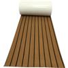 WRITWAA Tappeto Antiscivolo per Ponte Yacht in PVC Marrone 45x240cm, Protezione e Assorbimento Urti, Accessorio Decorativo per Pavimento Barca