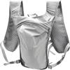 POENVFPO Zaino con Gilet Idratante, Nylon Traspirante con Cinghie Pettorali Regolabili, Tasche Multiple per Ciclismo, Corsa, Escursionismo (GRAY)