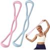 JSMTKJ 2 PCS Elastici Fitness A Forma Di 8, Bande Elastiche Per Pilates E Esercizi | Attrezzi Per Allenamento Muscolare, Accessori TPR Durevoli E Antiscivolo Per Casa, Palestra E Viaggio