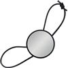 Generico Specchio Da Polso Per Immersione Portatile Regolabile Da 5,6 Cm Per Osserva