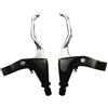NHABXGDS Biciclette Tamburo Freno Posteriore Freno a Tambur BL-R3000 BL-4700 Leve Freno Bici da Strada con Barra Piatta da 22,2 mm Freno V Bici Nero Sinistro Destro(1 Pair BL 4700)