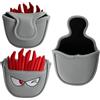 APOMNG Copri Testa per Putter da Golf Magnetico - Pelle PU Fatto a Mano - Adatto alla Maggior Parte dei Putter - Interno Morbido - Design Ricamato Accattivante,Giallo