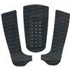 LCKKJHG Tavola da Surf in Schiuma Eva Skimboard Traction Pads con Kicker Surfboard Surf Mats Autoadesivo Grip Eva 3 Pezzi Stick Drop all'Ingrosso(Black)