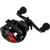 Changor Mulinello da Baitcasting Ad Alta velocità 7.2:1, Ruota da Pesca con Forza Frenante Forte da 8 kg, Mulinello a Goccia d'Acqua con Cuscinetto in Acciaio Inossidabile 13 + 1 (Mancino)