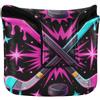 GuoChe Copertura per putter per mazzuolo magnetico Snap Golf Putter Copritesta per Mallet Square PU Cuoio Ice Hockey Player Ice Cream Goccia