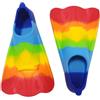 Generico Swimming Flippers Silicone Rainbow Flippers for Swimming Kids