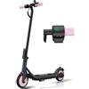 RCB Monopattino Elettrico per Bambini, Mas Portata 15KM,Mas Velocità 15KMH, 7 Pneumatici, con Assorbimento degli Urti, Doppi Freni, Regalo per Bambini dagli 8-12 anni (BLU-ROSA