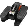 MELAQULY Cyclette elettrico, 50 W sotto la scrivania, trainer ellittico motorizzato con telecomando e display, 5 velocità per anziani adulti (arancione+nero)