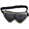 POENVFPO Occhiali da Esterno, Occhiali in Rete Stile X400 con Lenti in Acciaio per Paintball All'aperto, Alpinismo, Escursionismo (GREEN)