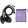 Arithmetix Allenatore per la Forza del Braccio da Nuoto Fasce di Resistenza Elastiche Nere in Lattice Accessori per Esercizi con pagaia per Mano Attrezzatura per Allenamento all'aperto per