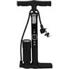 WUZIA Pompa da pavimento con manometro, universale per valvole Presta per valvole Schrader per valvola Dunlop pompa ad aria per bicicletta, basket, e-bike, auto (32 cm/12,60)