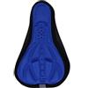 Posheliox Coprisedile per bicicletta, cuscinetto in gel 3D, morbido cuscino in silicone per ciclismo, comodo cuscinetto per bicicletta, nero, arancione, blu, rosso, sedile imbottito per bicicletta
