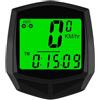 Caswynlife Tachimetro multifunzione per bicicletta con display LCD, contachilometri impermeabile in ABS per il monitoraggio delle prestazioni in bicicletta, design compatto monitora velocità distanza