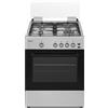 INFINITON ELECTRONICS INFINITON Cucina a gas CC61EHX - Larghezza 60 cm, 4 Zone, Inox, Bruciatori con sicurezza FFSD, compatibile con gas naturale e Butano
