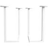 sunbiaouk Griglia per forno a microonde, staffa da parete per microonde, scaffale organizer in metallo per cucina, lavanderia e soggiorno(White)