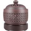 Smallterm Elettronica Aromaterapia Elettrico Incenso Bruciatore Olio Luce 220V Timing Temperatura Regolazione,S