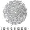 BetterJonny 6 Metri Catena a Palline per Collana, 3,2 MM Diametro Catena a Palline in Acciaio Inossidabile Catena in Rilievo Estensione con 20 Connettore Utilizzato per Portachiavi Fai da Te