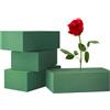 NOBILE LOVELYCARE 4 Mattoncini Spugna per Fiori freschi composizioni Floreali 25x10x8cm Mattoni umidi per fraschezza Fiori Matrimoni Eventi Speciali, addobbi da fioraio gommapiuma