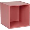 Decor Space Cubo Composite Pro porta oggetti, mobile per interno, 35 x 35 x h 35 cm(MattoneVuoto)
